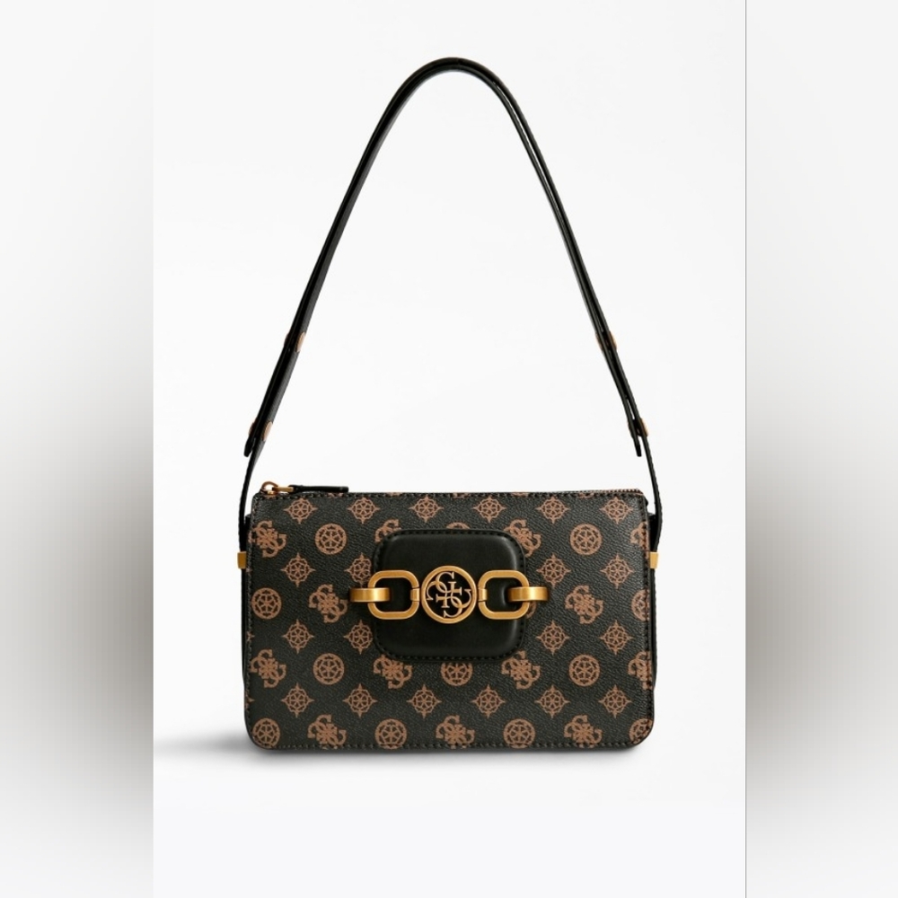 Guess Hensely Logo Shoulder Bag